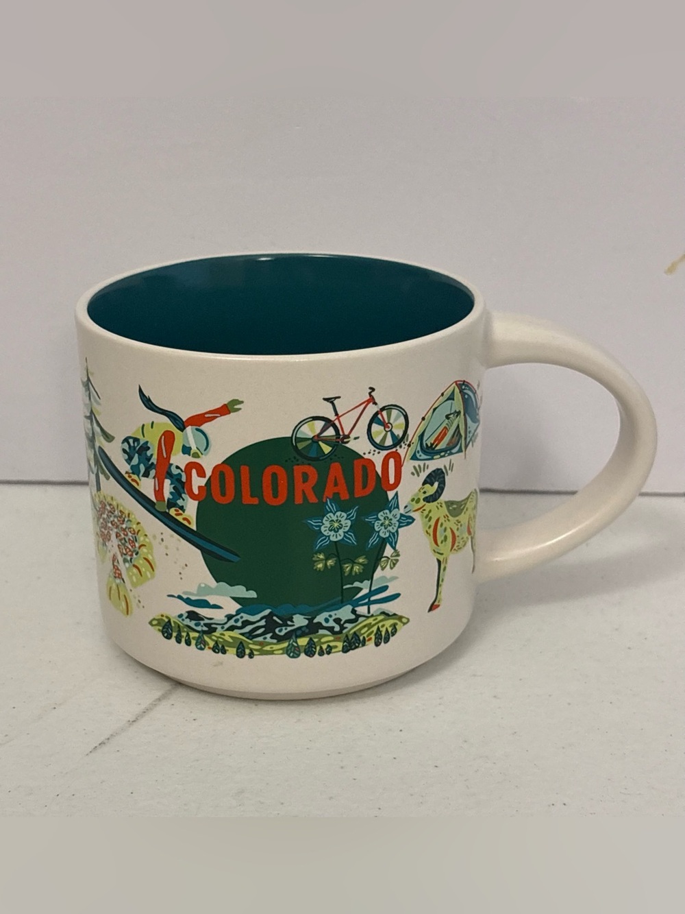 Starbucks Colorado Coffee Mug Discovery Series  14oz Ceramic Collectors 2024 C64